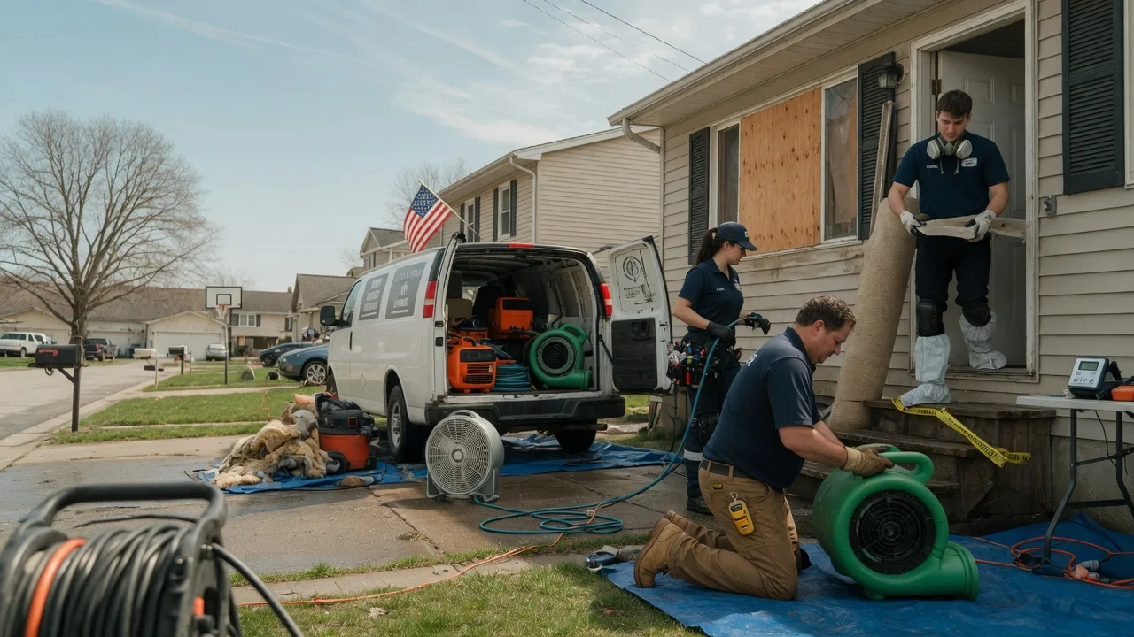 Water Damage Restoration in Frederick, IL near me